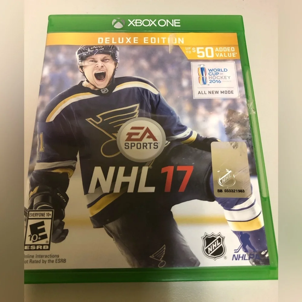 NHL 17  Hockey‎ Video Game For Microsoft Xbox One, 2016 World Cup Hockey tested